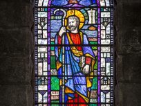 Stain glass window St Patrick